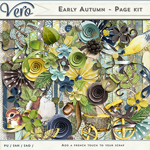 Early Autumn Page Kit by Vero