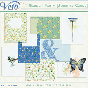Garden Party Journal Cards by Vero