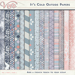 It's Cold Outside Patterned Papers by Vero