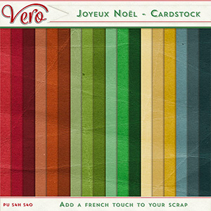 Joyeux Noel Cardstock by Vero