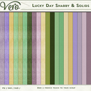 Lucky Day Solid & Shabby Papers by Vero