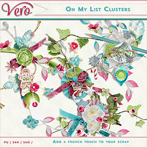 On My List Clusters by Vero