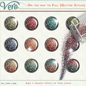 On The Way To Fall Glitter Styles