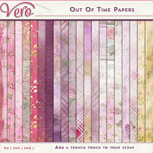 Out of Time Patterned Papers by Vero