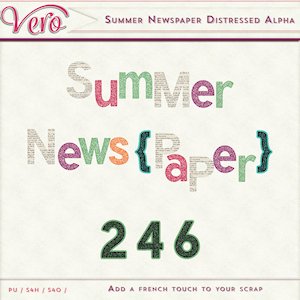 Summer Newspaper Alpha by Vero