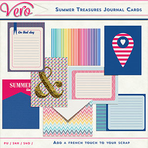 Summer Treasures Journal Cards by Vero