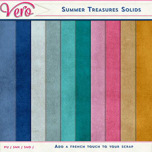 Summer Treasures Solid Papers by Vero