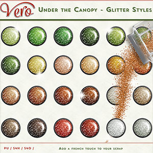 Under the Canopy Glitter Styles by Vero