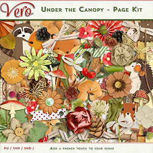 Under the Canopy Page Kit by Vero