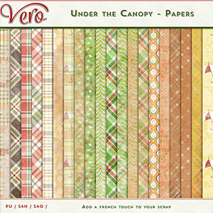 Under the Canopy Patterned Papers by Vero