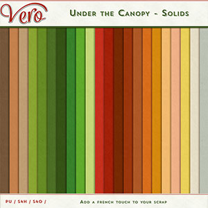 Under the Canopy Solid Papers by Vero