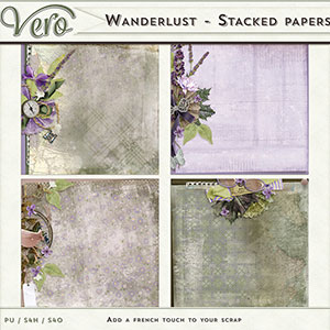 Wanderlust Stacked Papers by Vero