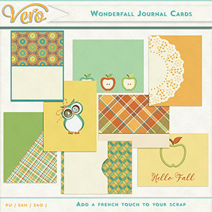 Wonderfall Journal Cards by Vero
