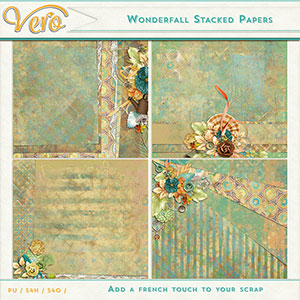Wonderfall Stacked Papers by Vero