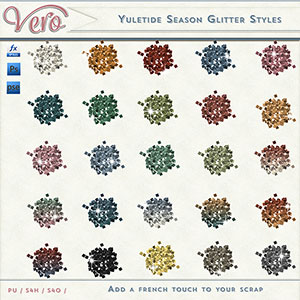 Yuletide Season Glitter Styles by Vero