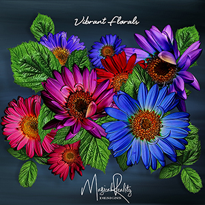 Vibrant Florals CU by MagicalReality Designs