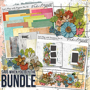 Lets Play with Templates and Papers 15 and 16 Bundle
