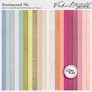 Sentimental Me Solid Papers