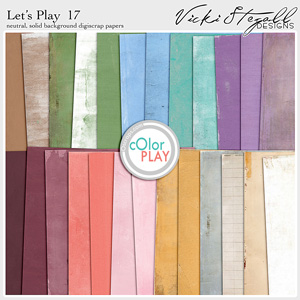 Let's Play 17 Digiscrap Papers