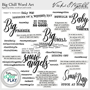 The Big Chill Titles and Wordart