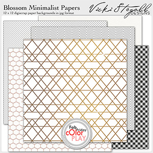 Blossom Minimalist Papers