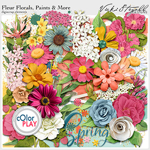 Fleur Florals Paint and More by Vicki Stegall