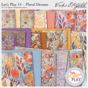 Lets Play 14 Floral Dreams Paper Pack