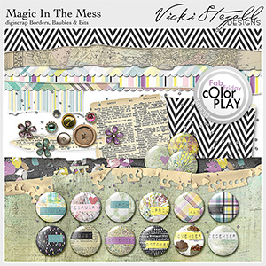 Magic in the Mess Borders Baubles and Bits