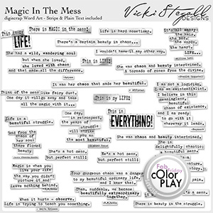 Magic in the Mess WordArt