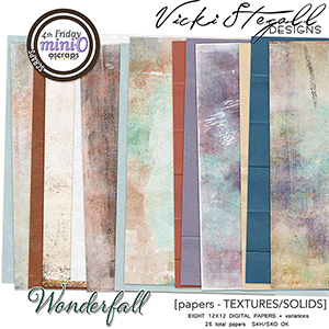 WonderFall Textured and Solid Papers