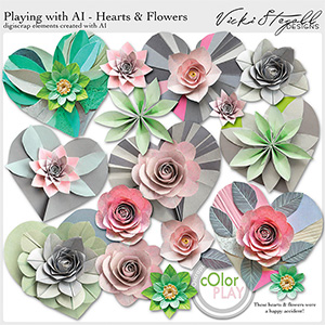 Playing with AI Hearts and Flowers