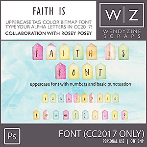 FONT: Faith Is (CC2017 Only)
