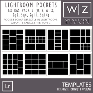 TEMPLATES: Lightroom Pockets Extras Pack 2