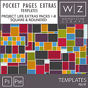 TEMPLATES: Pocket Pages Extras Bundle