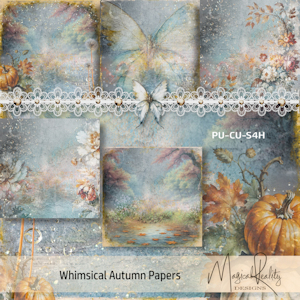 Whimsical Autumn Papers CU by MagicalReality Designs
