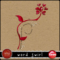 Word Swirl Freebie