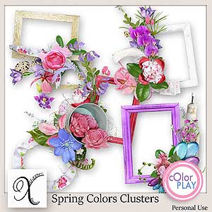 Spring Colors Clusters