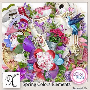 Spring Colors Elements