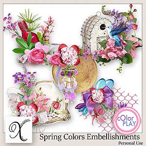 Spring Colors Embellishments