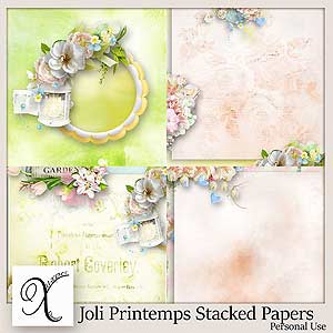 Joli Printemps Stacked Papers