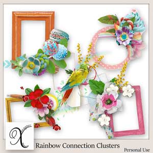 Rainbow Connection Clusters