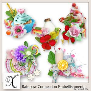 Rainbow Connection Embellishments