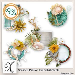 Seashell Passion Embellishments