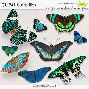 CU 941 BUTTERFLIES