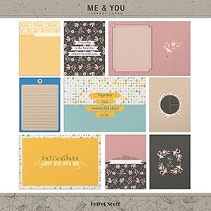Me & You Journal Cards by FeiFei Stuff