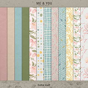 Me & You Paper Pack by FeiFei Stuff