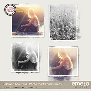 Bold and beautiful - Photo masks and frames