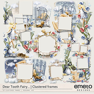 Dear Tooth Fairy...Clustered frames