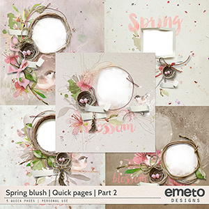 Spring Blush - Quick pages - part2