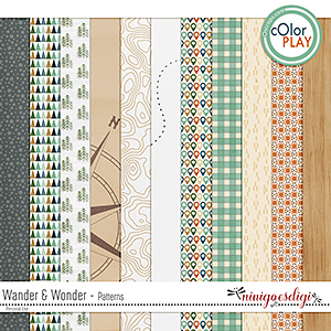 Wander and Wonder Patterns by ninigoesdigi